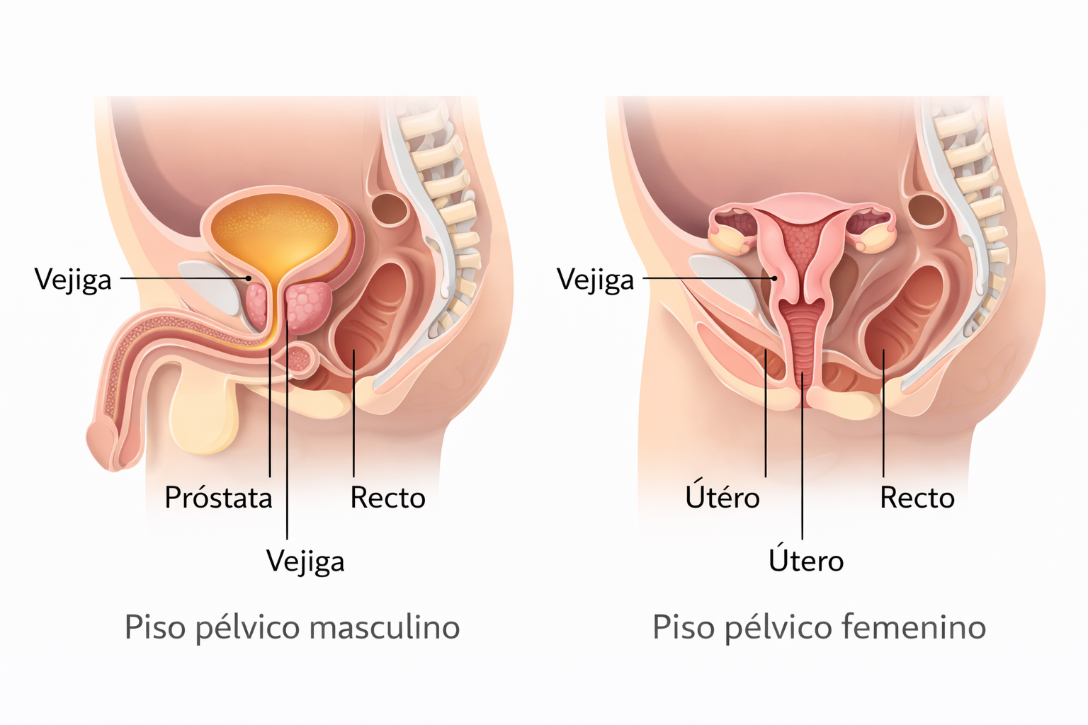 Suelo pélvico: qué es, para qué sirve y por qué importa en hombres y mujeres