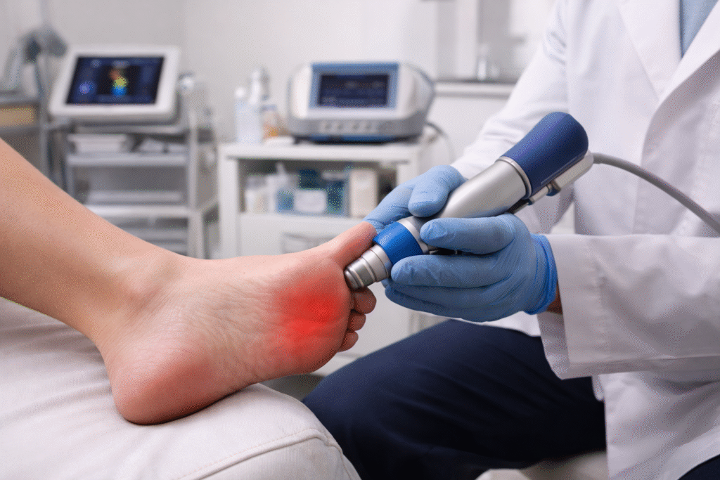 Tratamiento avanzado del espolón calcáneo en la clínica podológica