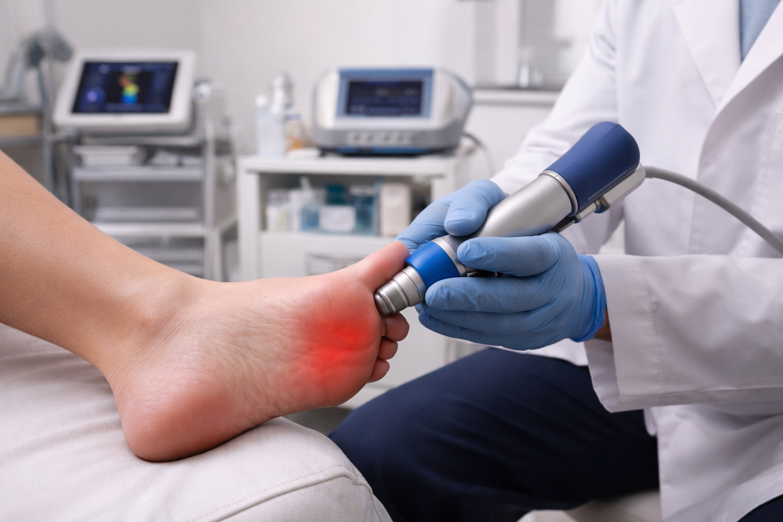 Tratamiento avanzado del espolón calcáneo en la clínica podológica